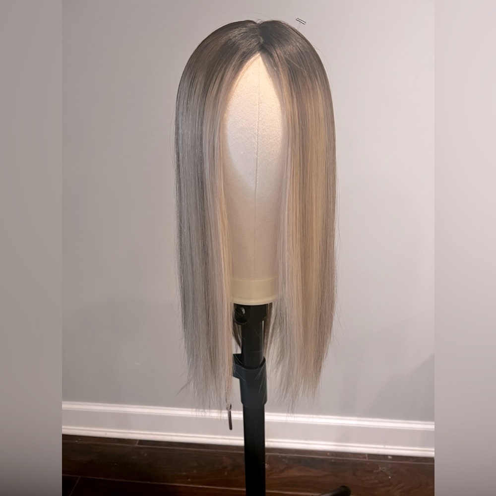 Human Hair Silk Topper - Gently Preloved